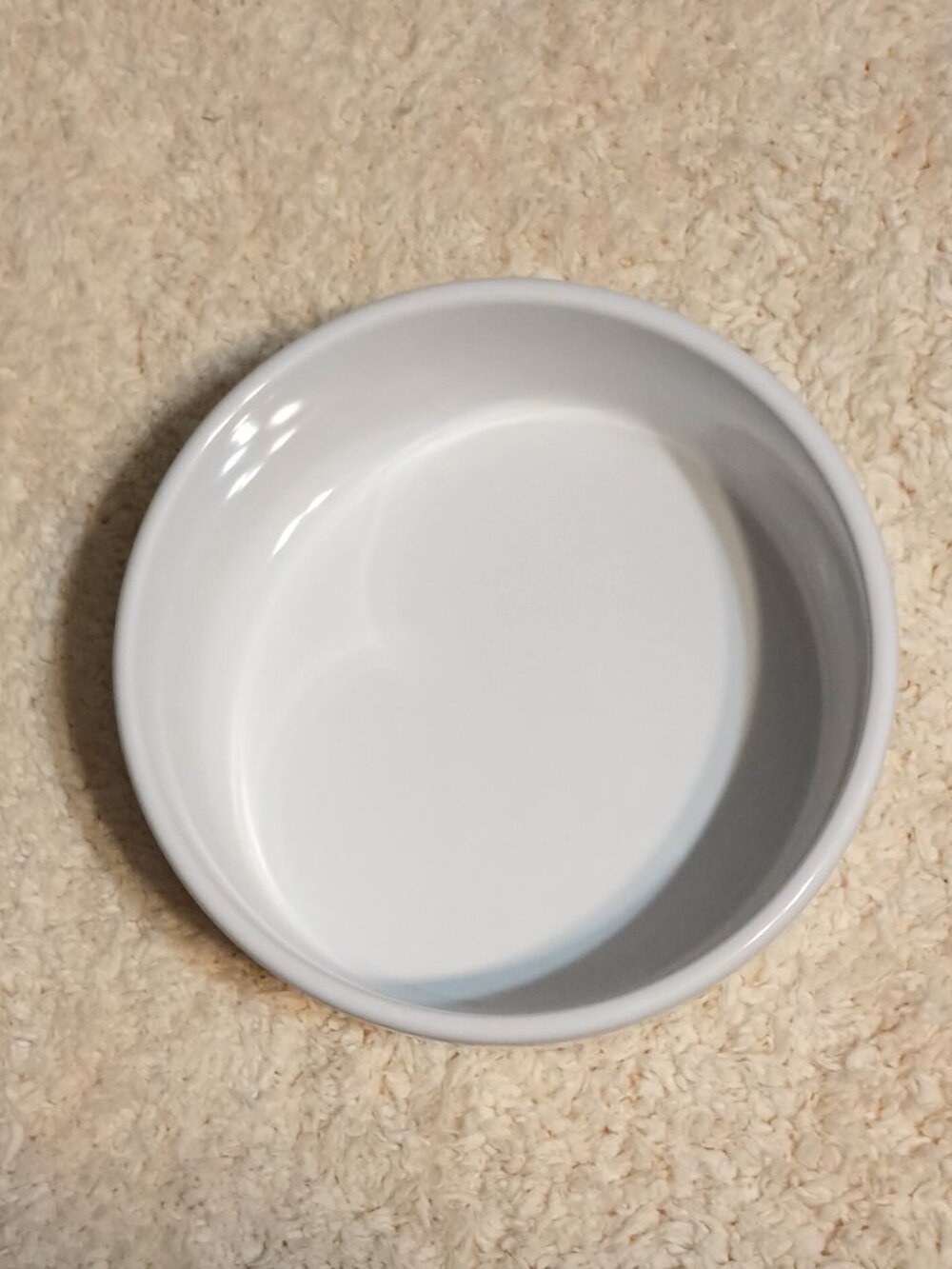NWT ~ SportPet's White Colored Paw Prints "Dinner" Medium Sized Dog Bowl - Picture 4 of 7